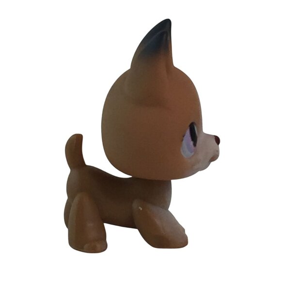 Littlest Pet Shop LPS #1205 Basset Hound #112 German Shepherd Puppy Dog Figures - Picture 5 of 14